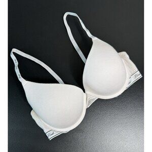 Pink‎ Victoria's Secret Wear Everywhere Push Up Bra 36D White